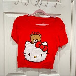 Hello Kitty Red Crop Top